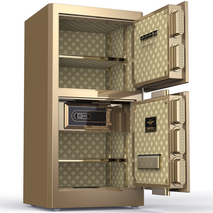 智能守護(hù)，安心之選 虎牌雙門入墻式保險(xiǎn)柜深度解析